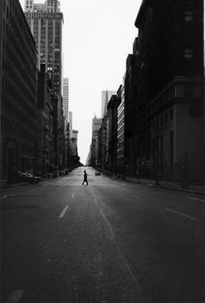 <b>Sunday Morning at 6:30am. Midtown Manhattan, New York, NY.</b> July 1971.