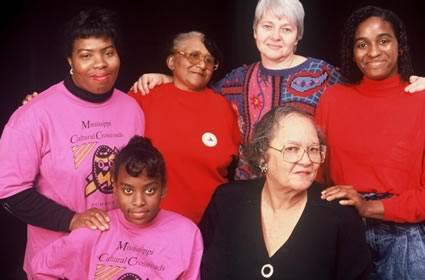 <b>Mississippi Cultural Crossroads Quilters.</b> Claiborne County, MS, March 1993