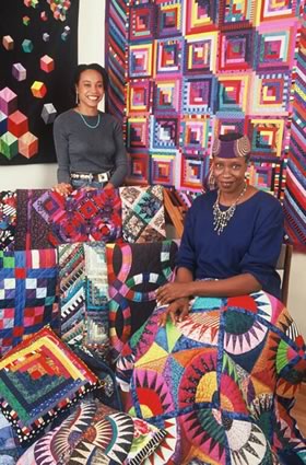 <b>Kenja S. Hassan and her mother Sondra B. Hassan.</b>  Washington, DC, October 1995.