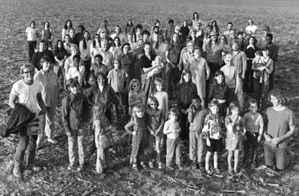 <b>Koinonia Partners, one of the oldest, continuous, integrated Christian cooperatives at Koininia Farms.</b>  Near Americus, GA, 1971.