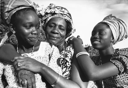 <b>Ghanaian women at the Smithsonian's Folklife Festival.</b>  Washington, DC, 1976.